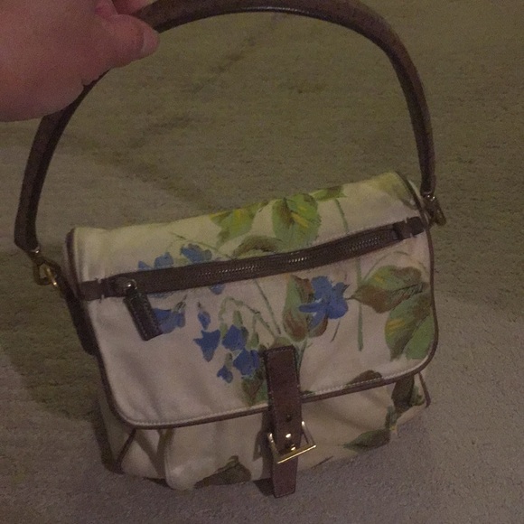 Prada authentic floral bag - Picture 1 of 8